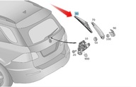 LIŠTA ZADNÉHO STIERAČA TRIEDA R MERCEDES ML GLE