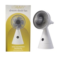 STOLNÝ VENTILÁTOR PRENOSNÝ VENTILÁTOR ZRKADLO USB VITAMMY DREAM STOL