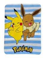 Prikrývka na POKEMON 140X100 FLEECE PIKACHU EEVEE DEKA