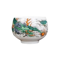 Keramická čínska retro keramika s priemerom 8,3 cm