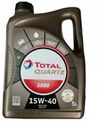 Total Quartz 5000 motorový olej 5 l 15W-40 API: SL/CF, ACEA 07: A2/B2, PE