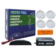 Senzory parkovacieho asistenta CP4, digitálny displej, 4 biele senzory