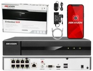 Hikvision 8ch PoE H.265 DVR pre IP kamery