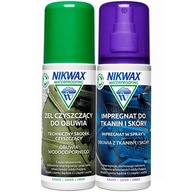 Nikwax sada na starostlivosť o látkovú a koženú obuv 2x125 ml