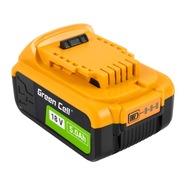 Zelená lítium-iónová batéria pre DeWalt XR 18V ​​​​System DCB184 5Ah batéria