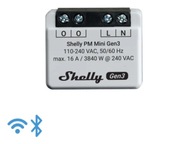 Shelly PM Mini Gen3 meranie výkonu až 16A WIFI