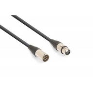 DMX kábel 5-pin XLR samec - 5-pin XLR samica 20m