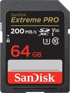 4K Movie SuperSpeed ​​​​SanDisk 64 GB SDXC SD karta