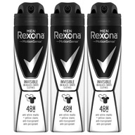 REXONA MEN Invisible Black&White 3x 150 ml