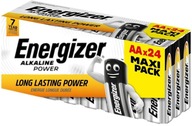 24x alkalická batéria Energizer Power AA LR6 R6