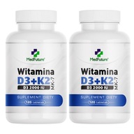 VITAMIN D3 2000iu +K2 MK-7 IMMUNITY 2 balenia