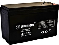 AGM BATÉRIA 12V 7,2Ah ENERBLOCK DEEP-CYCLE VÝKONNÝ