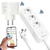 Tuya SMART WiFi súprava inteligentnej zásuvky + inteligentný predlžovací kábel WiFi