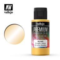 VALLEJO PREMIUM COLOR 62042 METALLIC YELLOW 60ml