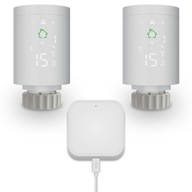 Radiátorový termostat 2 ks + Tuya ZigBee Gateway