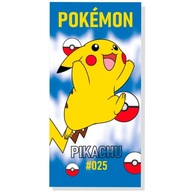 Bavlnený uterák 70x140 Pokémon modrý