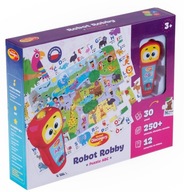 Dumel ROBOT ROBBY PUZZLE ABC LETTERS viac ako 250 zvukov a fráz skladieb