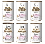 Brit Mono Protein Rabbit Rabbit 6x400g