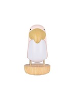 Lampa s reproduktorom Rabbit & Friends Bird rose