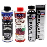 Sada Liqui Moly Diesel Spulung + Engine Flush Pro + Ceratec 7181