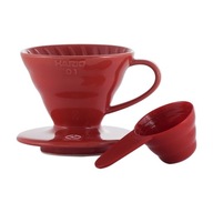 Dripper Drip ceramiczny HARIO V60-01 Czerwony