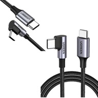 KÁBEL USB-C S PODPOROU RÝCHLEHO NABÍJANIA 0,5 m US255 čierny uhlový