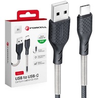 Uhlíkový USB kábel USB-C 24W Android Auto 100 cm