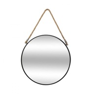 Okrúhle nástenné zrkadlo na lane, 38 cm