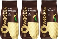 Woseba Cafe Brasil zrnková káva 1kg x 3