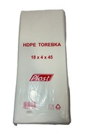 Fóliové vrecia HDPE vrecia 18x4x45 18x45 cm - 800 kusov