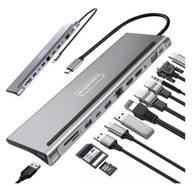 DOKOVACIA STANICA HUB USB-C 12v1 RJ45 2x HDMI 4K M2