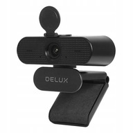 Webová kamera Delux DC03 s mikrofónom, čierna