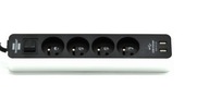 POWER STRIP 4 zásuvky 1,5m + 2gn USB