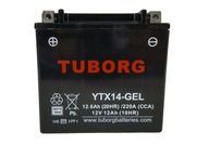 Tuborg YTX14-GEL batéria 12V 12,6Ah 220A VÝKONNÉ ŠTARTOVANIE HONDA BMW