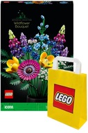 LEGO ICONS 10313 KYTICA DIVOKÝCH KVETÍ + LEGO PAPIEROVÁ TAŠKA STREDNÁ