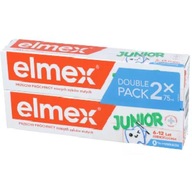 ELMEX JUNIOR ZUBNÁ PASTA 6-12 ROKOV DUOPACK 2X 75 ML, PROTI KAZU