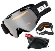 BLIZZARD 952 čierne oranžové zrkadlové lyžiarske okuliare