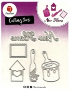 Die Cut Template for Scrapbooking paint brush