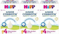 HIPP COMBIOTIK 4 Junior následné mlieko 3x 550g