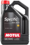 MOTUL OLEJ 5W40 ŠPECIFICKÝ 505 01 502 00 TDI PD 5L