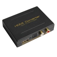 Prevodník HDMI na HDMI+Audio RCA L/R TOSlink SPDiF