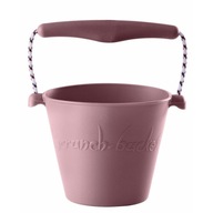 SCRUNCH BUCKET ROLOVATEĽNÉ SILIKÓNOVÉ VEDRO, RUŽOVÉ