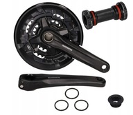 kľuky SHIMANO 40/30/22 9 rýchlostí Holl.II MT210-3 + stred.