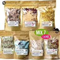 SOĽ KÚPEĽOVÁ SOĽ Epsom + himalájska soľ MIX 200G x7 1,4KG