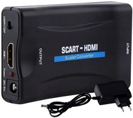 KONVERTOR ADAPTÉR SCART NA HDMI AV EURO FULL HD 1080P