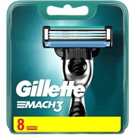 8x ČEPEĽOVÉ VLOŽKY GILLETTE MACH3 XL ORIGINÁL, NOVÉ BALENIE