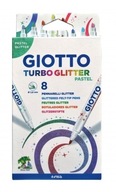 TURBO GLITROVÉ PASTELOVÉ PERÁ 8 FARIEB GIOTTO