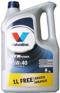 VALVOLINE SYNPOWER 5W40 A3/B4 5L