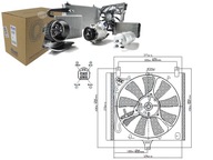 RADIÁTOROVÝ VENTILÁTOR (S POUZDROM) SUZUKI IGNIS A IG