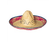 Mexické slamené sombrero 52 cm Klobúk